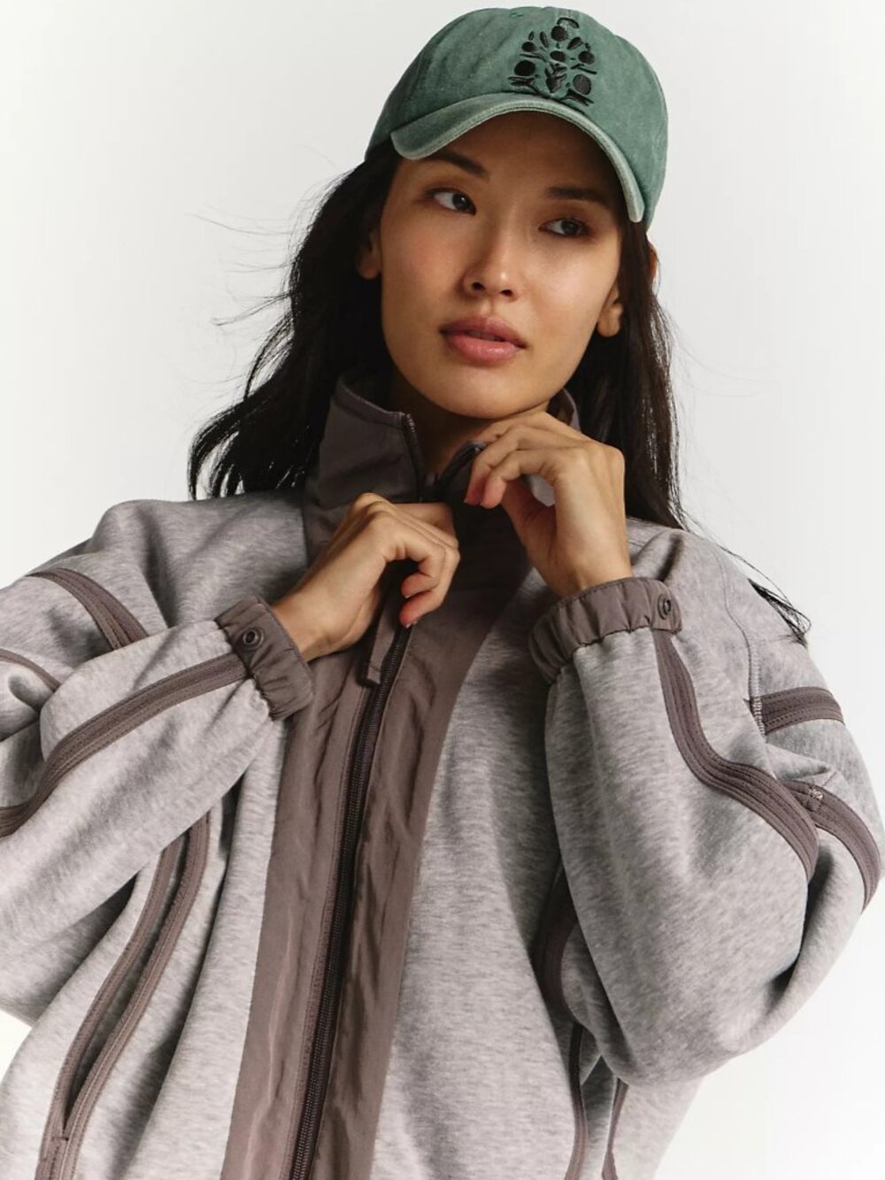 FP Movement by Free People Peace Out Liner Jacket - Grey - Size Small - Picture 6 of 6